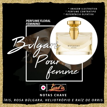 Perfume Similar Gadis 165 Inspirado em Bvlgari Pour Femme Contratipo